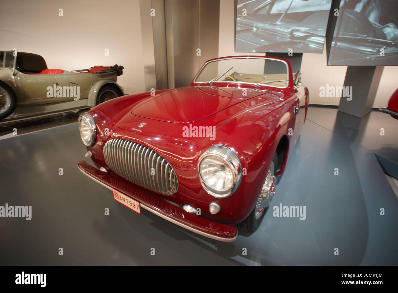 Monaco Top Cars Collection Musée automobile, exposition de la collection de voitures anciennes du Prince de Monaco - Cisitalia 202 Banque D'Images