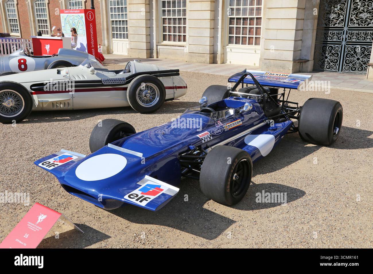Mars 701 (Johnny Servoz-Gavin/Francois Cevert, 1970), 75 ans de formule 1, concours d'élégance 2025, Hampton court Palace, Londres, Royaume-Uni, Europe Banque D'Images