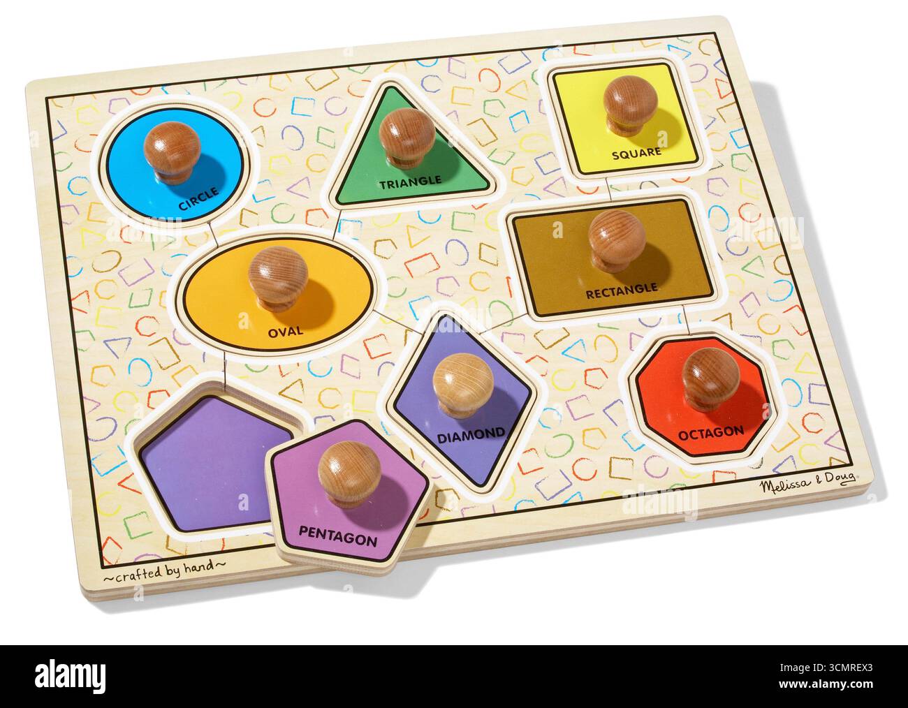 Jouet sur fond blanc Banque D'Images