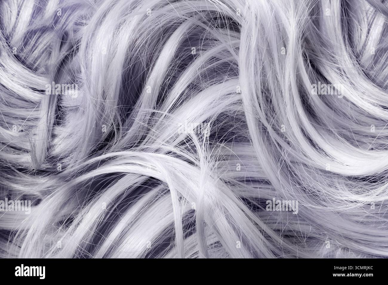 Frêne argent blond teint cheveux gros plan comme un fond Banque D'Images