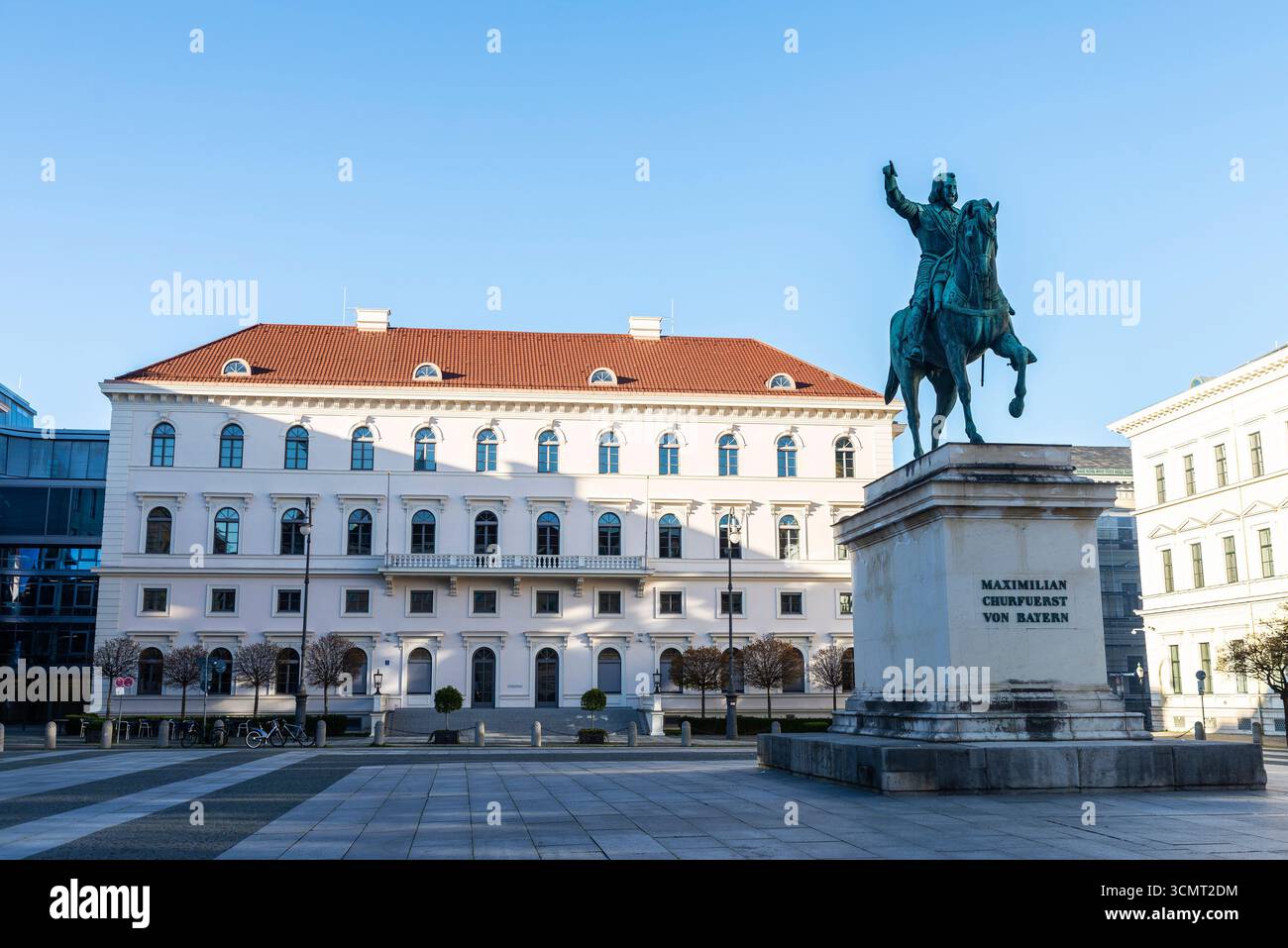 Statue équestre de l'électeur Maximilien I von Bayern à Munich, Bavière, Allemagne Banque D'Images