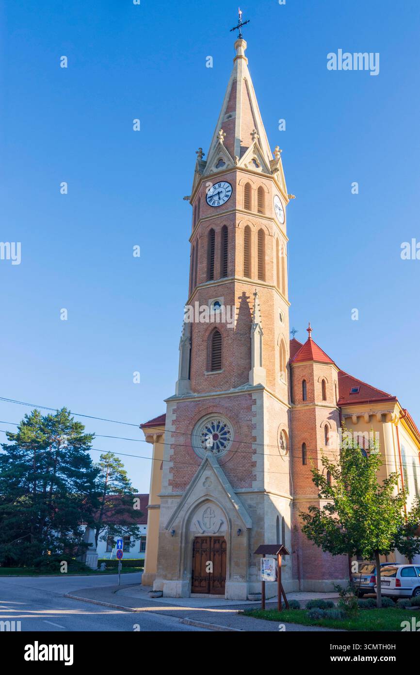 Église protestante Agfalva Agfalva Agfalva Agendorf Györ-Moson-Sopron Hongrie Banque D'Images