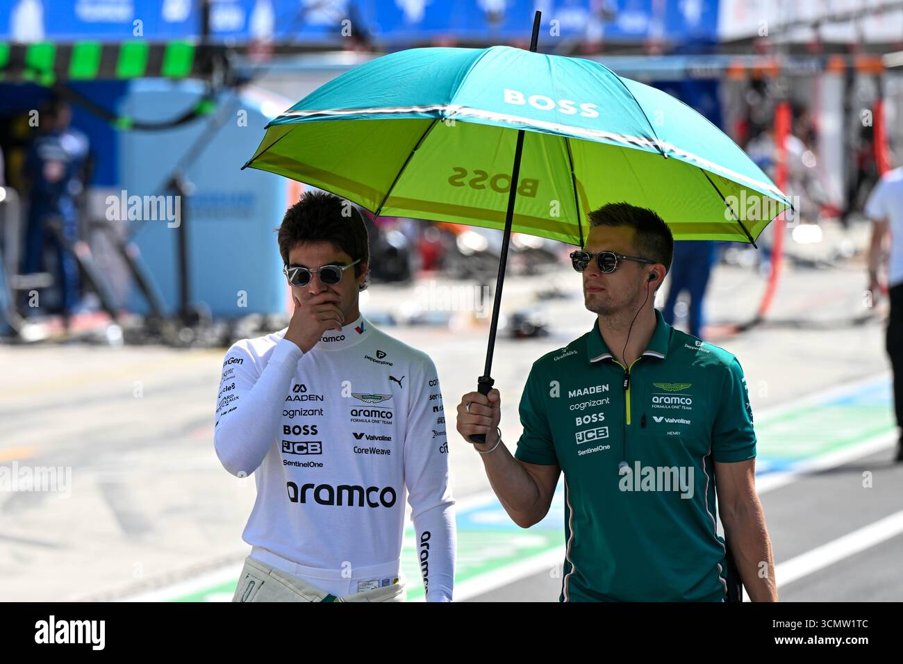 ItalianGP GP F1 2025 le 7 septembre 2025 à Monza, Italie - pilote de formule 1 lance Stroll pour Aston Martin Banque D'Images