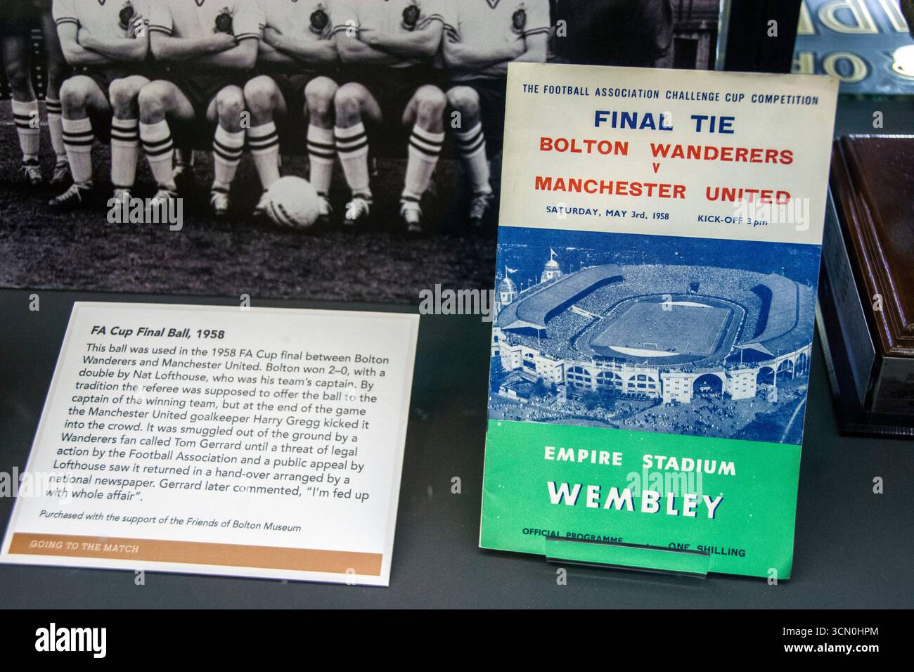 Livret de la finale de la FA Cup à l'Empire Stadium , Wembley Banque D'Images
