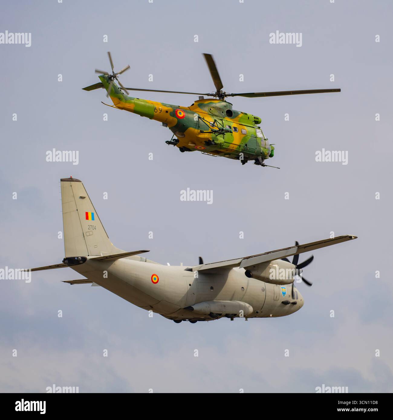 Hellenic Air Force au salon aéronautique AFW 2025 à Tanagra, Grèce Banque D'Images