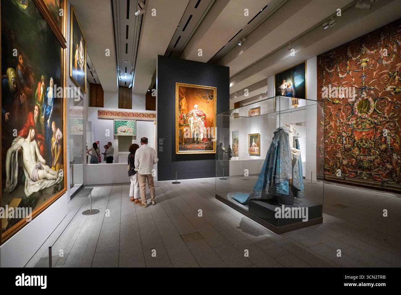 Portrait du roi Charles III d'Espagne par Anton Raphael Mengs Banque D'Images