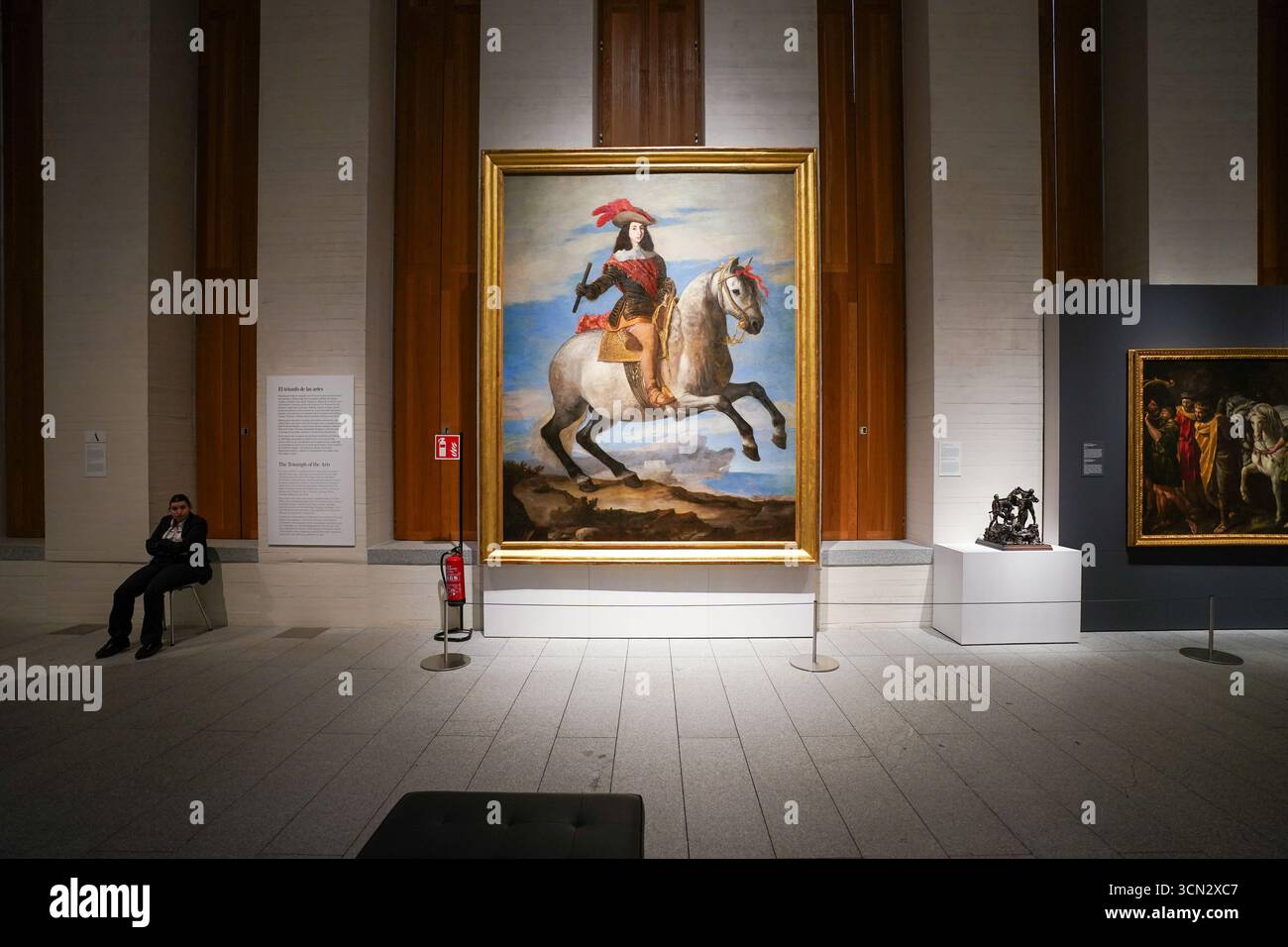 Portrait équestre de Don Juan José d'Autriche, figure espagnole éminente du XVIIe siècle, par Jusepe de Ribera Banque D'Images