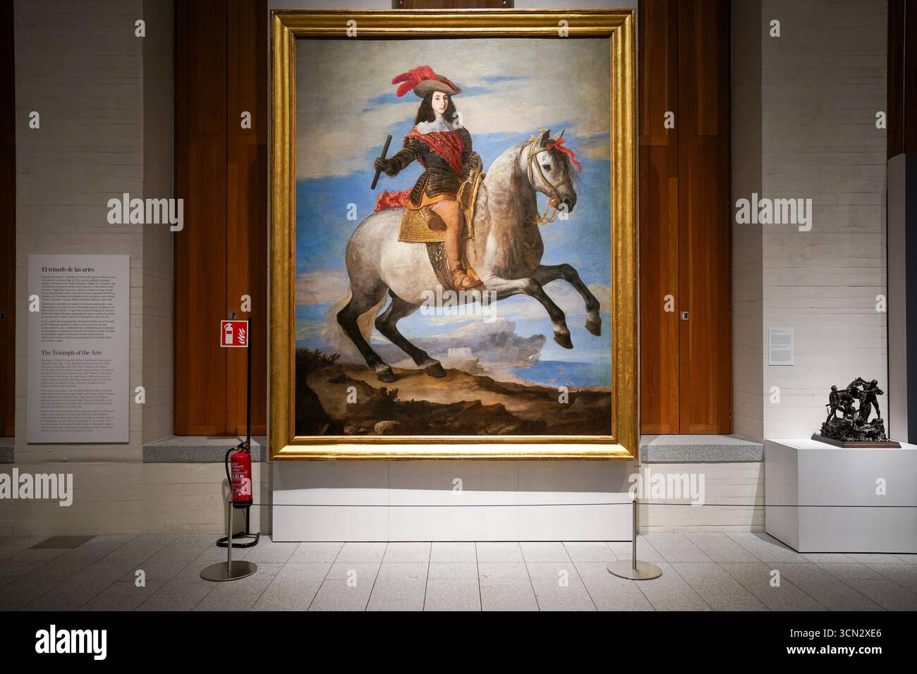 Portrait équestre de Don Juan José d'Autriche, figure espagnole éminente du XVIIe siècle, par Jusepe de Ribera Banque D'Images