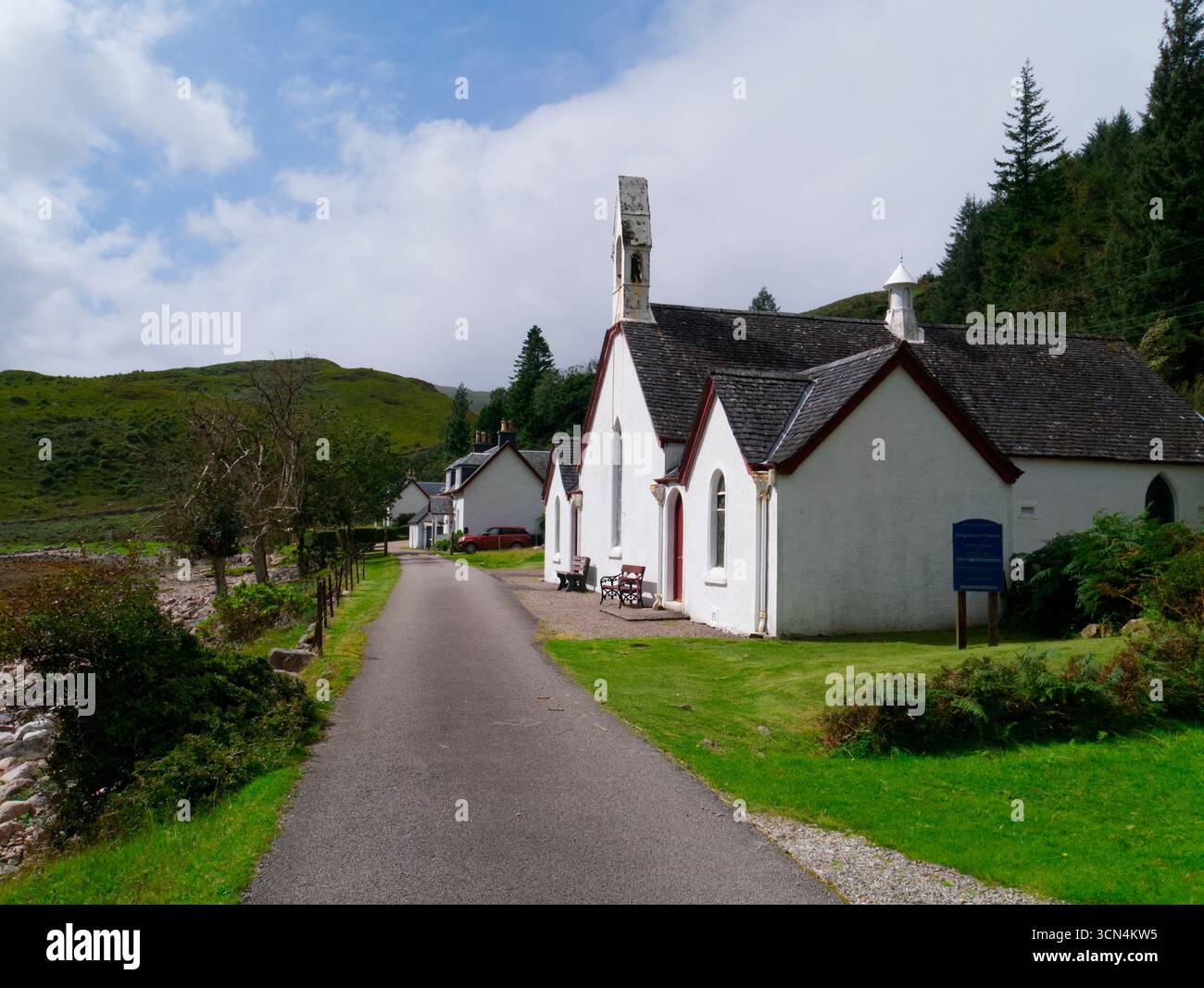 Kingairloch Church, West Highlands Banque D'Images