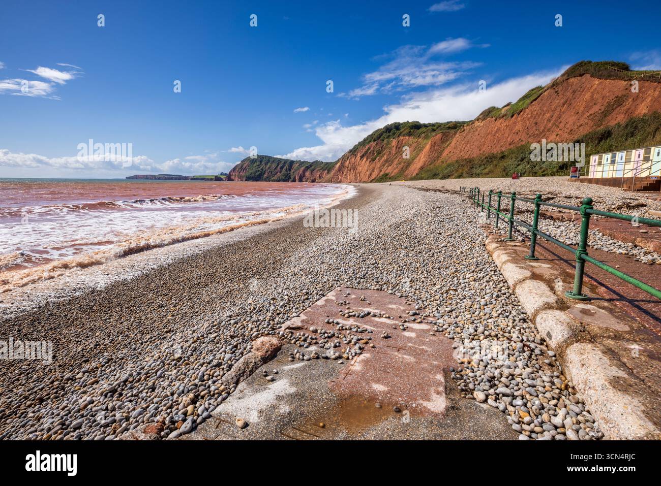 La côte ouest de Sidmouth, East Devon Banque D'Images