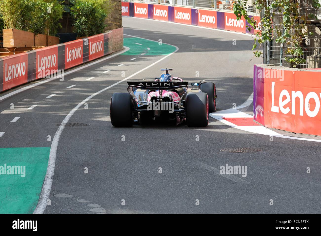 Azerbaïdjan GP F1 2025 le 19 septembre 2025 à Bakou, Azerbaïdjan - formule 1 Pierre Gasly pilote Alpine - crédit : Davide Galli/Alamy Live News Banque D'Images