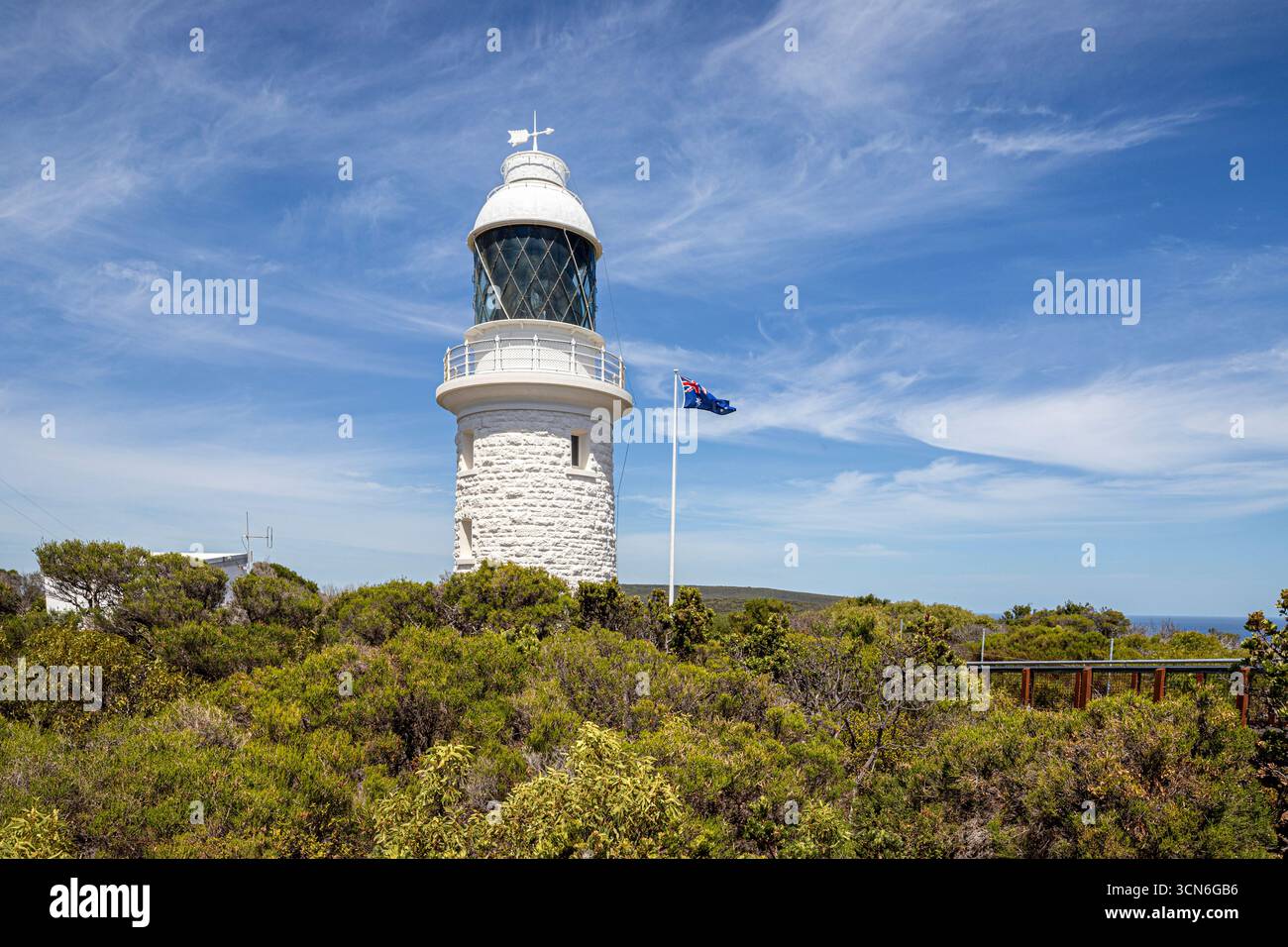 Le phare de Cape naturaliste (construit en 1903) à naturaliste, région de Margaret River, comté d'Augusta dans la région SW de l'Australie occidentale WA Banque D'Images
