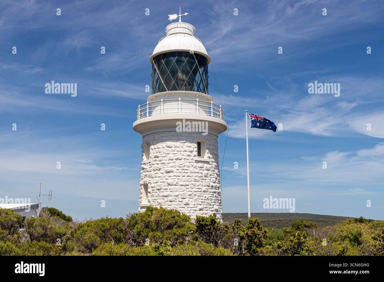 Le phare de Cape naturaliste (construit en 1903) à naturaliste, région de Margaret River, comté d'Augusta dans la région SW de l'Australie occidentale WA Banque D'Images