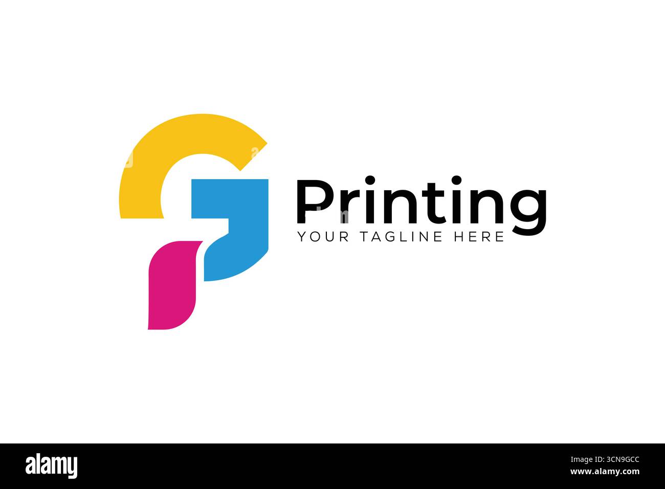 Impression G logo modèle modèle illustration vecteur Illustration de Vecteur