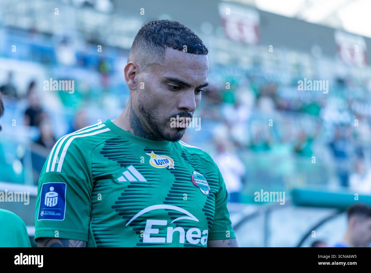 Radom, Pologne. 20 septembre 2025. PKO BP Ekstraklasa match entre Radomiak Radom et Piast Gliwice. Sur la photo : Maurides ; Radomiak Radom. Crédit : Bartlomiej Wisniewski/Cyberfocus/Alamy Live News Banque D'Images