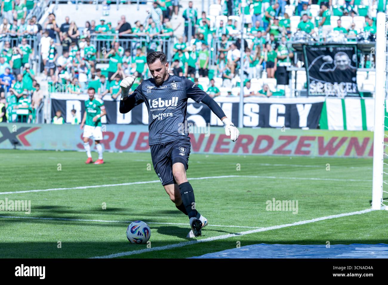 Radom, Pologne. 20 septembre 2025. PKO BP Ekstraklasa match entre Radomiak Radom et Piast Gliwice. Sur la photo : Frantisek Plach ; Piast Gliwice. Crédit : Bartlomiej Wisniewski/Cyberfocus/Alamy Live News Banque D'Images