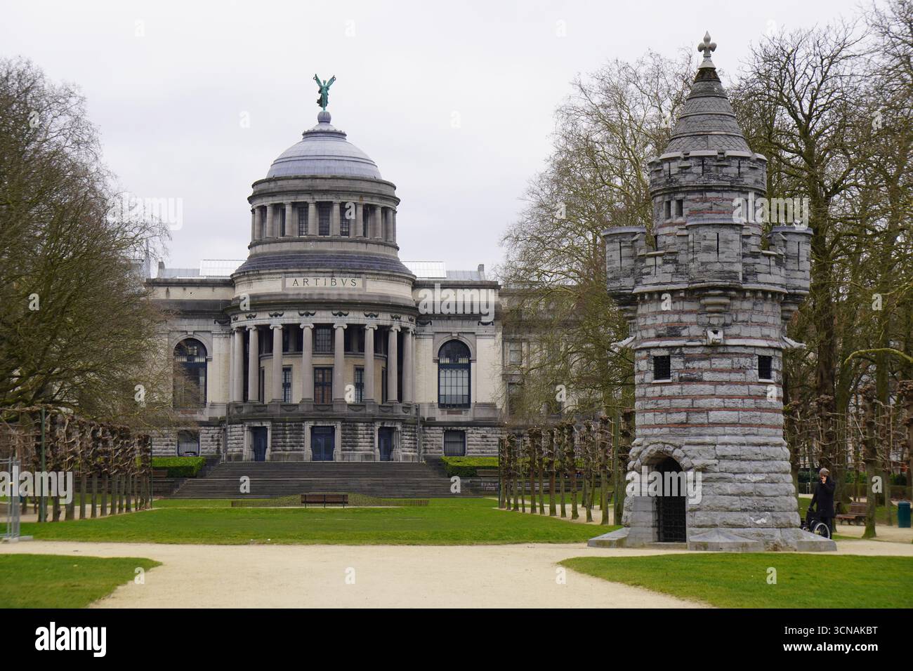 La Tour du Tournai, musées royaux d'Art et d'histoire, Bruxelles, Belgique Banque D'Images