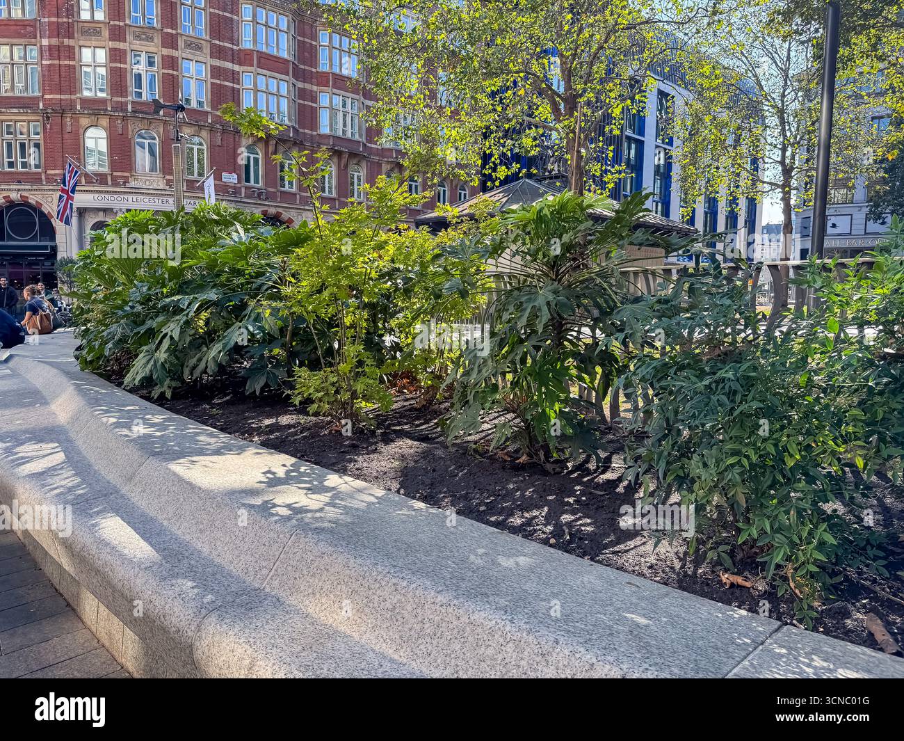Leicester Square Gardens, Londres - Image de stock capturée avec un smartphone