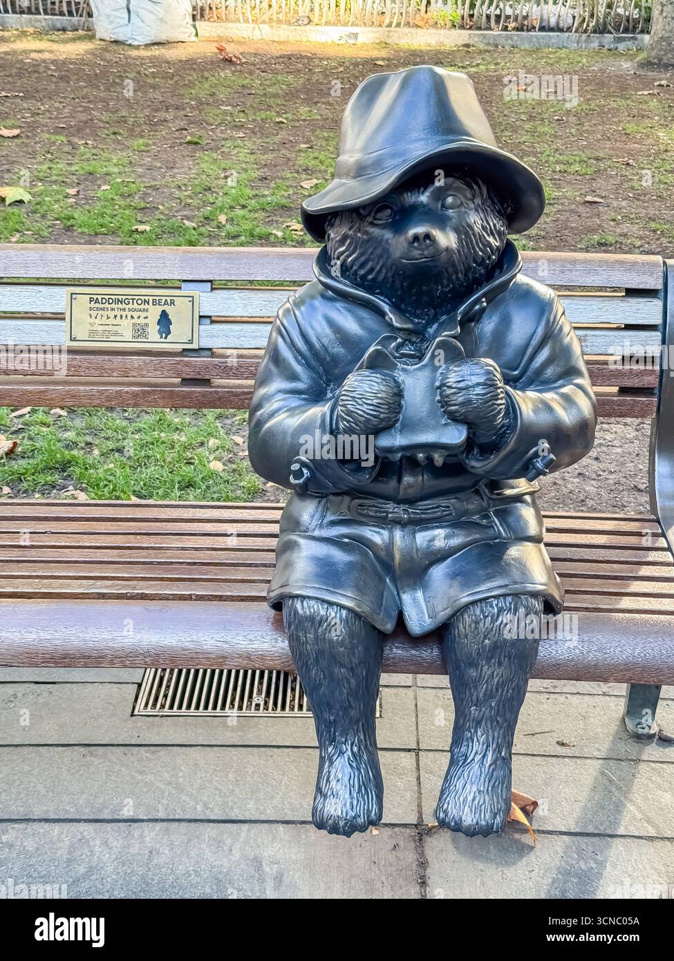 Paddington - Leicester Square Gardens, Londres - Image de stock capturée avec un smartphone