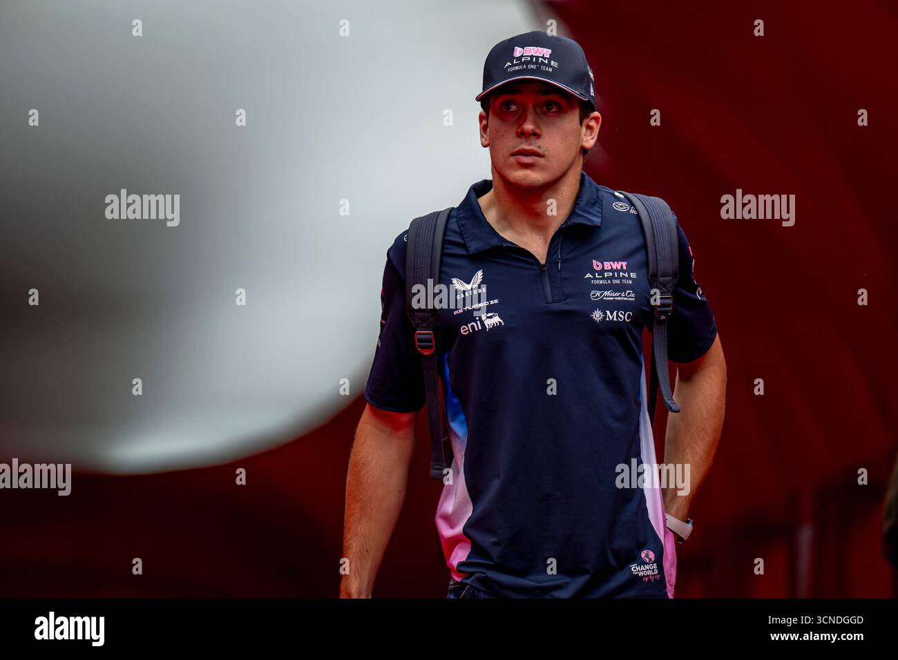 Bakou, Azerbaïdjan, 20 septembre 2025, Franco Colapinto, de l'Argentine, concourt pour Alpine . Qualification pour le Grand Prix d'Azerbaïdjan 2025, qui se déroule à Bakou, Azerbaïdjan. Crédit : Michael Potts/Alamy Live News Banque D'Images