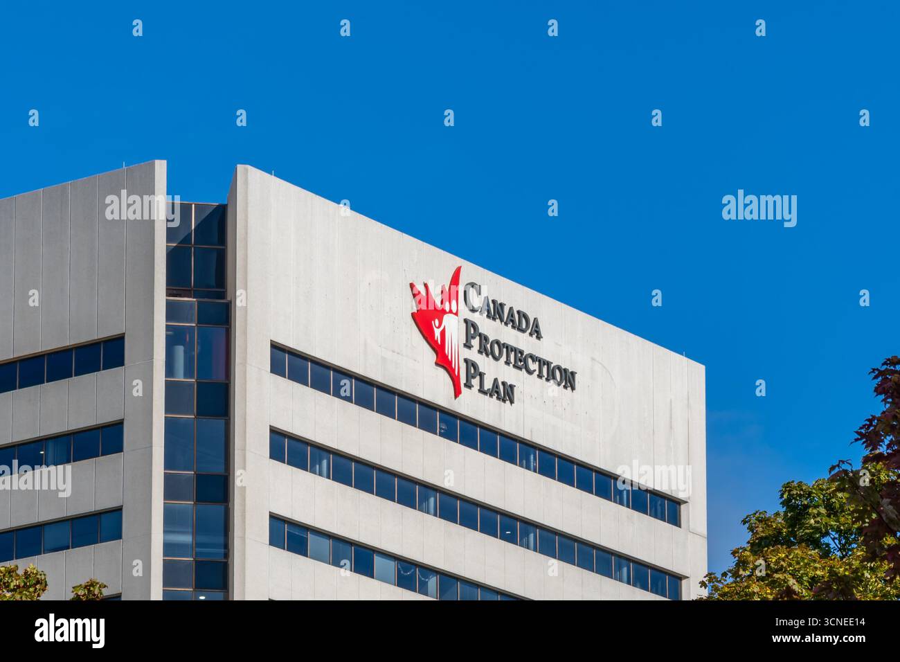 Siège social du Plan de protection du Canada à Toronto, Ontario, Canada. Banque D'Images