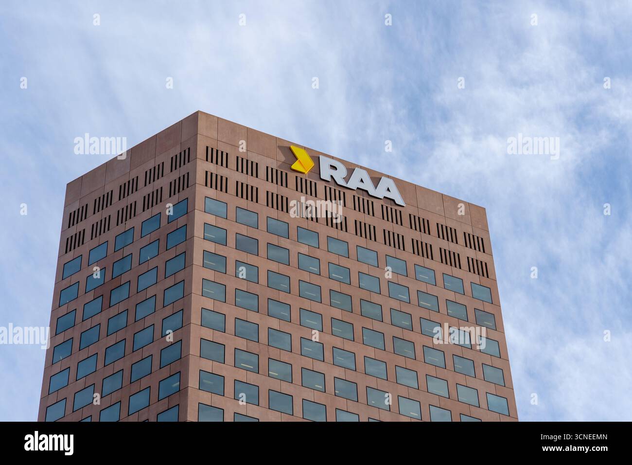 Siège de la RAA (Royal automobile Association of South Australia) à RAA place sur King William Street, Adélaïde, Australie Banque D'Images Siège de la RAA (Royal automobile Association of South Australia) à RAA place sur King William Street, Adélaïde, Australie Banque D'Images