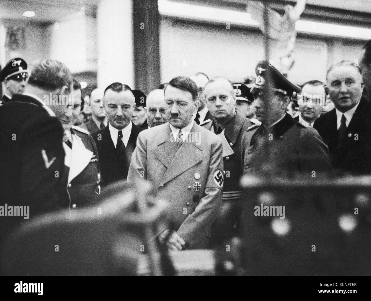 Adolf Hitler au salon international de l'automobile de Berlin, 1939 Banque D'Images