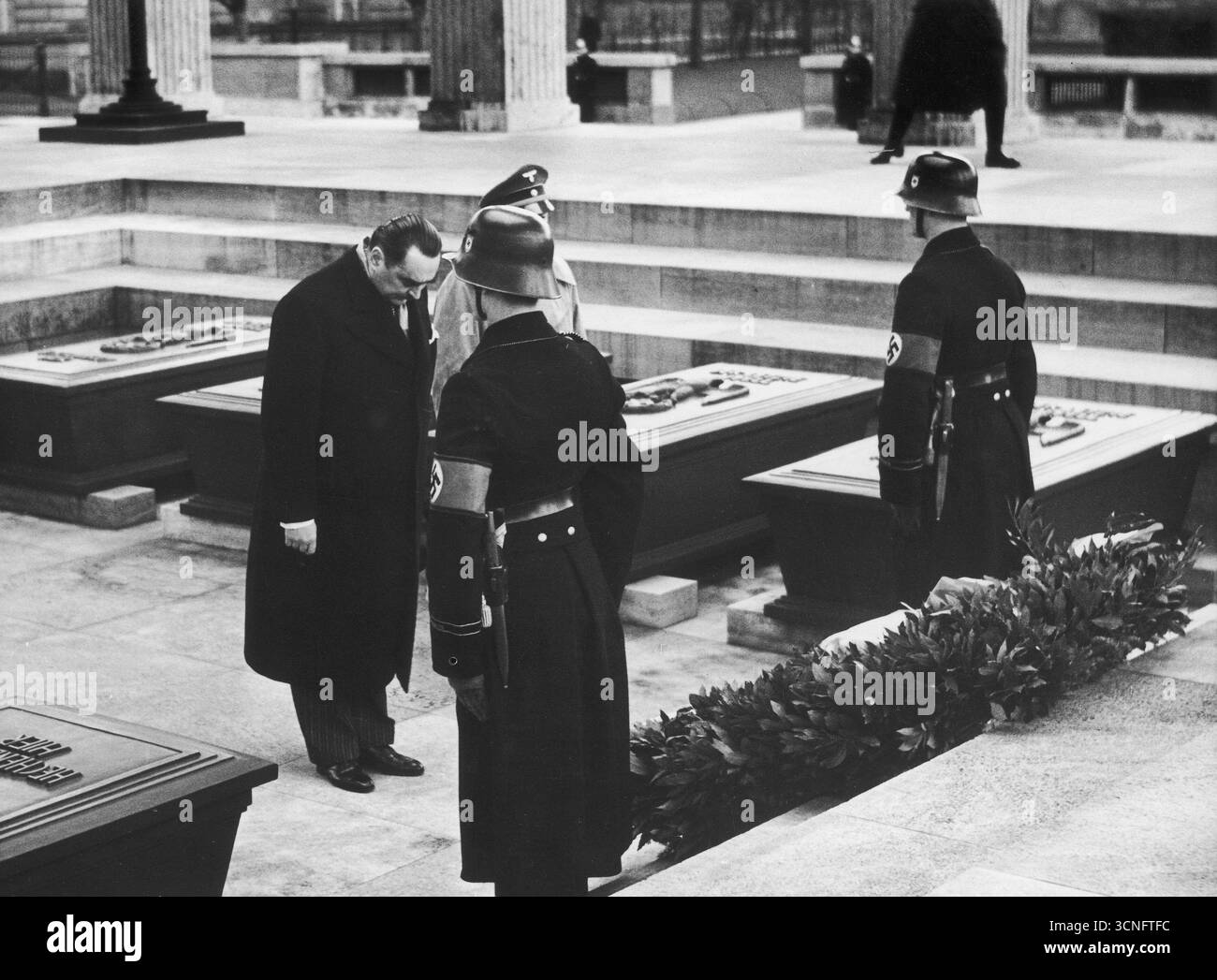 Visite du premier ministre yougoslave Milan Stojadinovic en Allemagne 1939 Banque D'Images