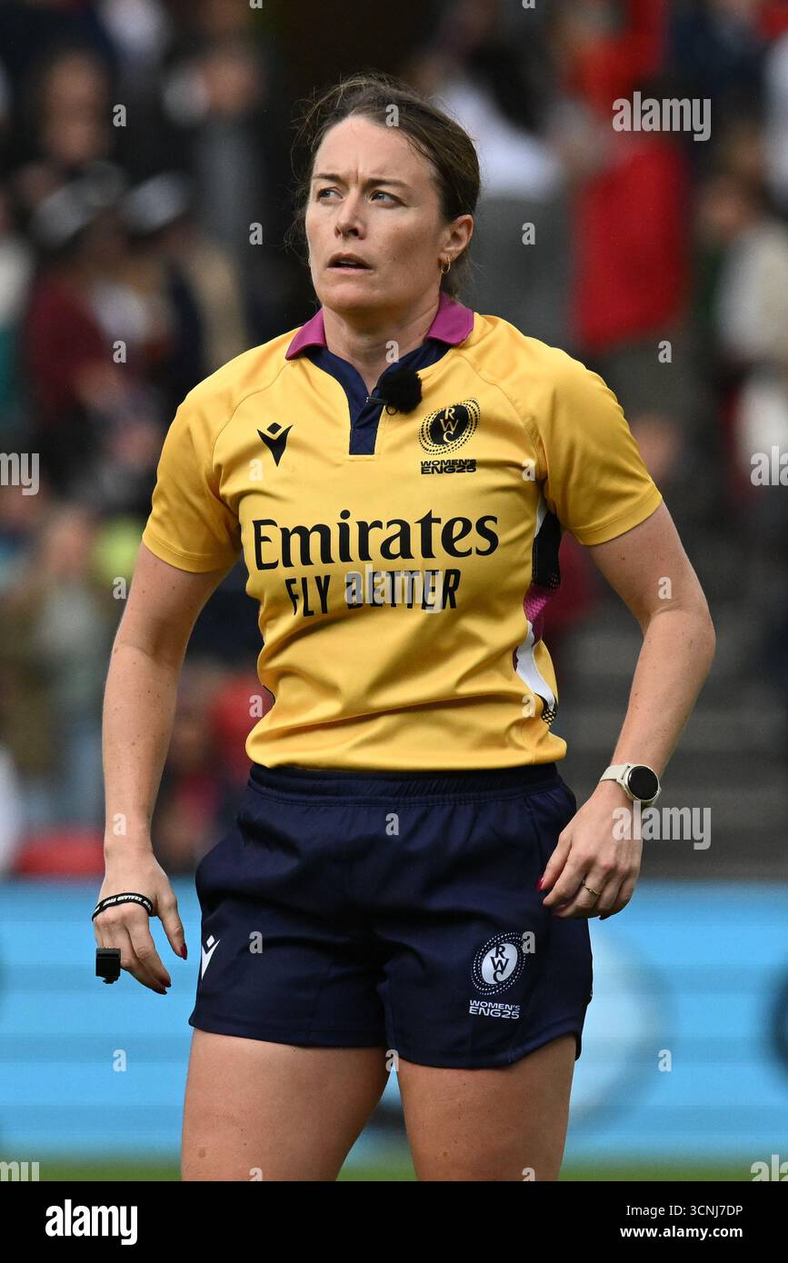 France v Angleterre Coupe du monde féminine de rugby, demi-finale samedi 20 septembre 2025 Ashton Gate, Bristol, Angleterre. Banque D'Images