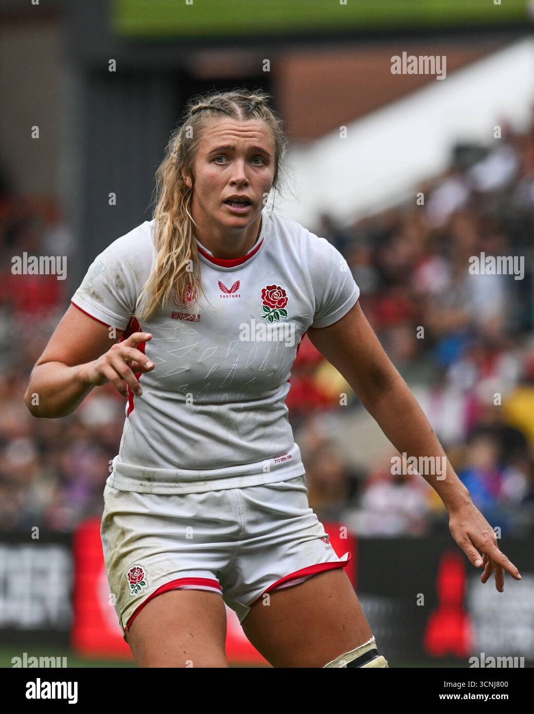 France v Angleterre Coupe du monde féminine de rugby, demi-finale samedi 20 septembre 2025 Ashton Gate, Bristol, Angleterre. Banque D'Images