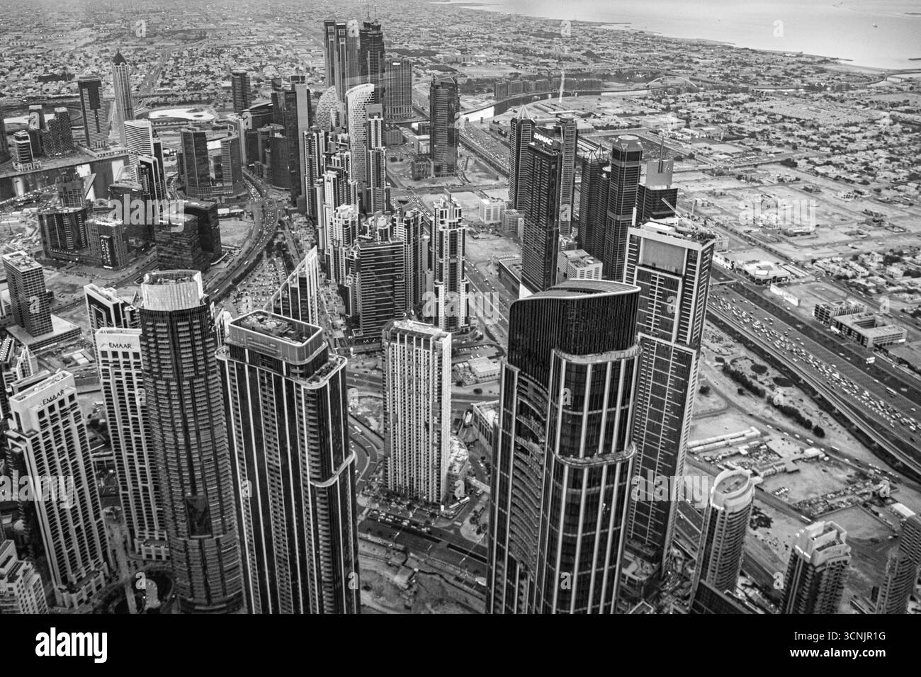 Dubaï dans le golfe persique Banque D'Images