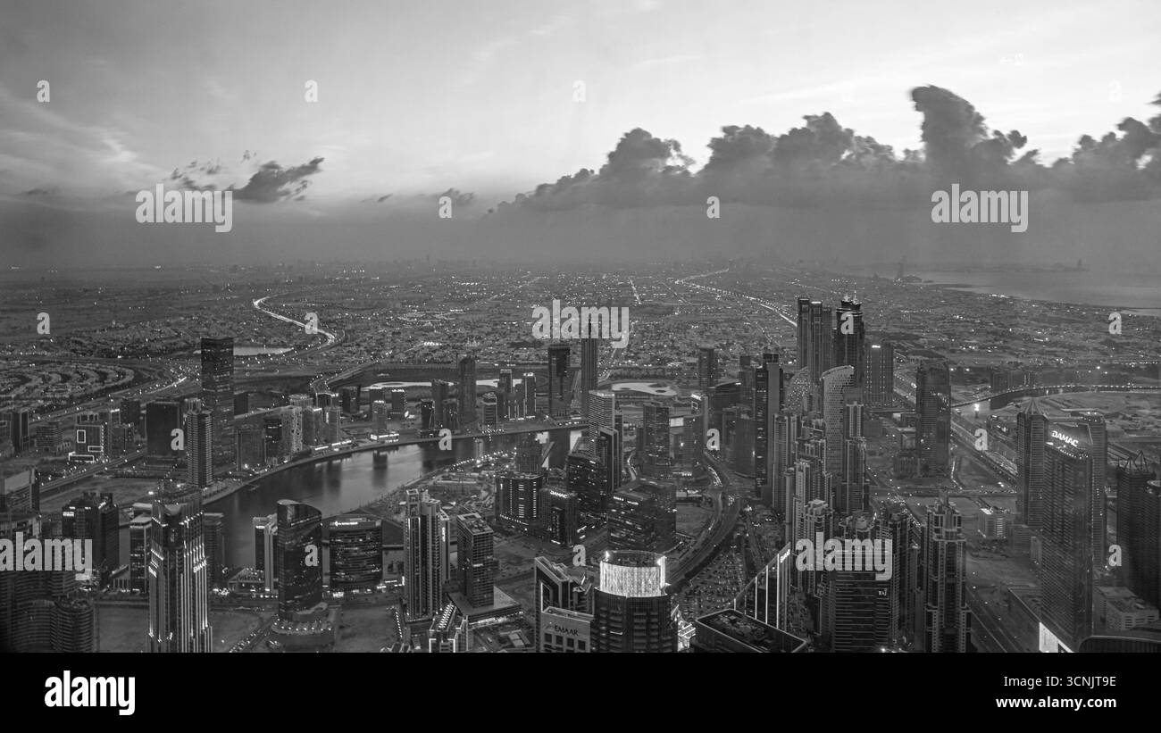 Dubaï dans le golfe persique Banque D'Images