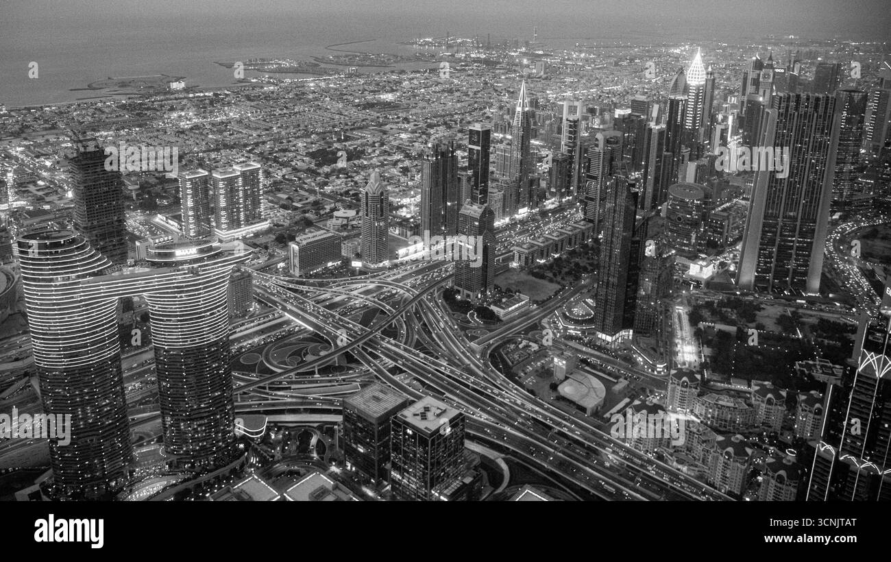 Dubaï dans le golfe persique Banque D'Images