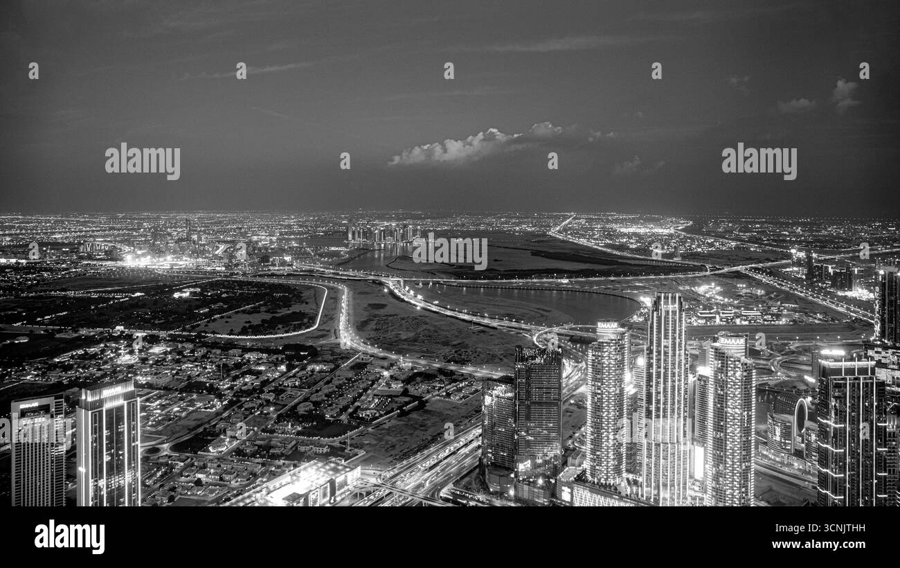 Dubaï dans le golfe persique Banque D'Images