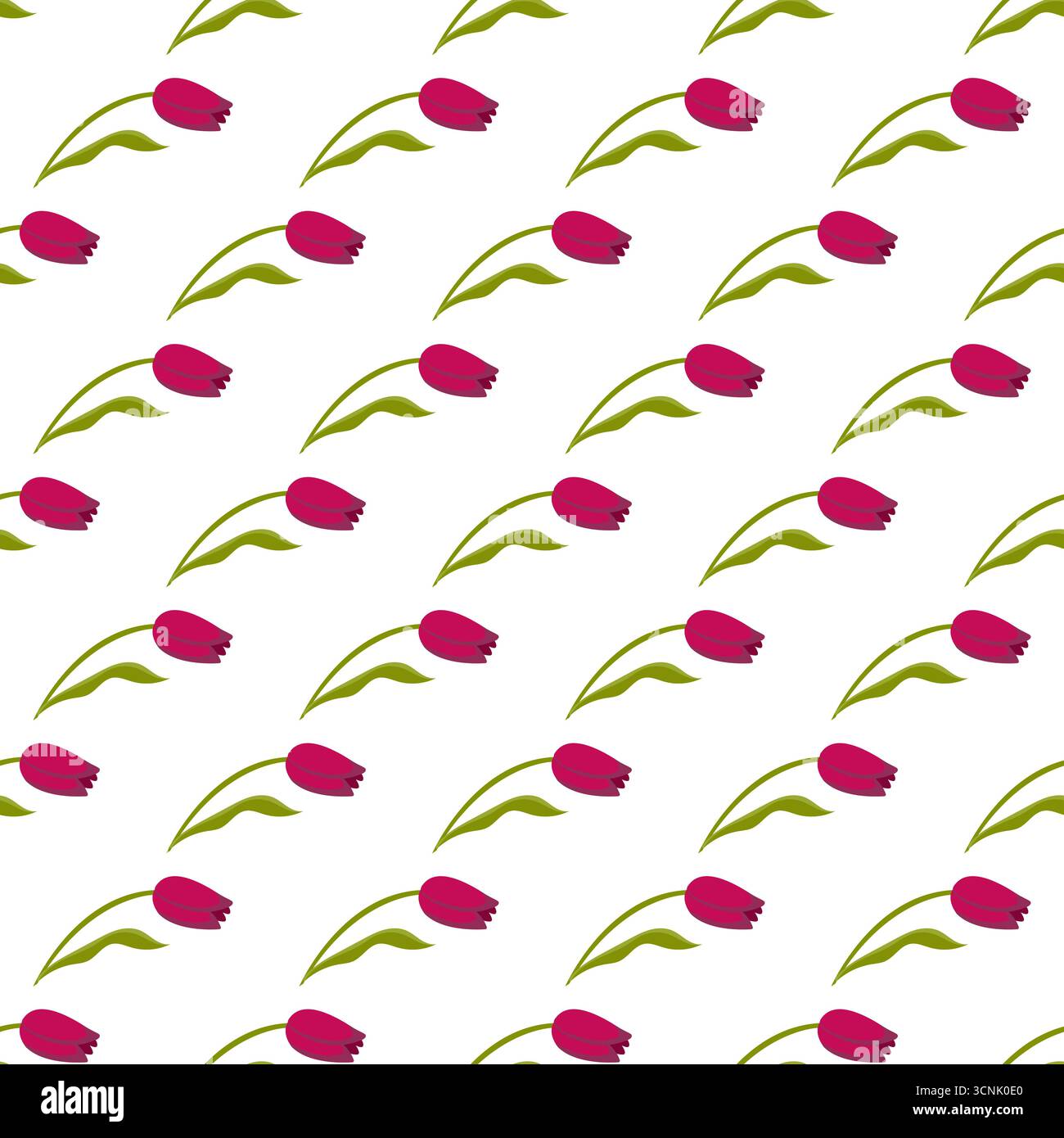 Tulipes rouges dans le style de bande dessinée. Fleurs printanières mignonnes. Motif sans couture. Illustration vectorielle. Illustration de Vecteur Tulipes rouges dans le style de bande dessinée. Fleurs printanières mignonnes. Motif sans couture. Illustration vectorielle. Illustration de Vecteur