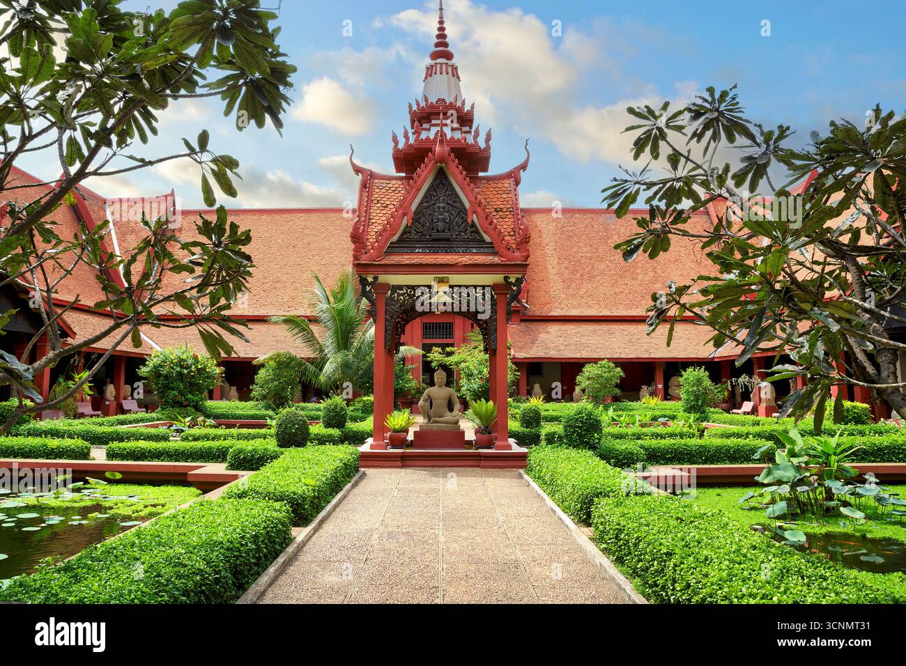 Musée national de Phnom Penh, Cambodge Banque D'Images