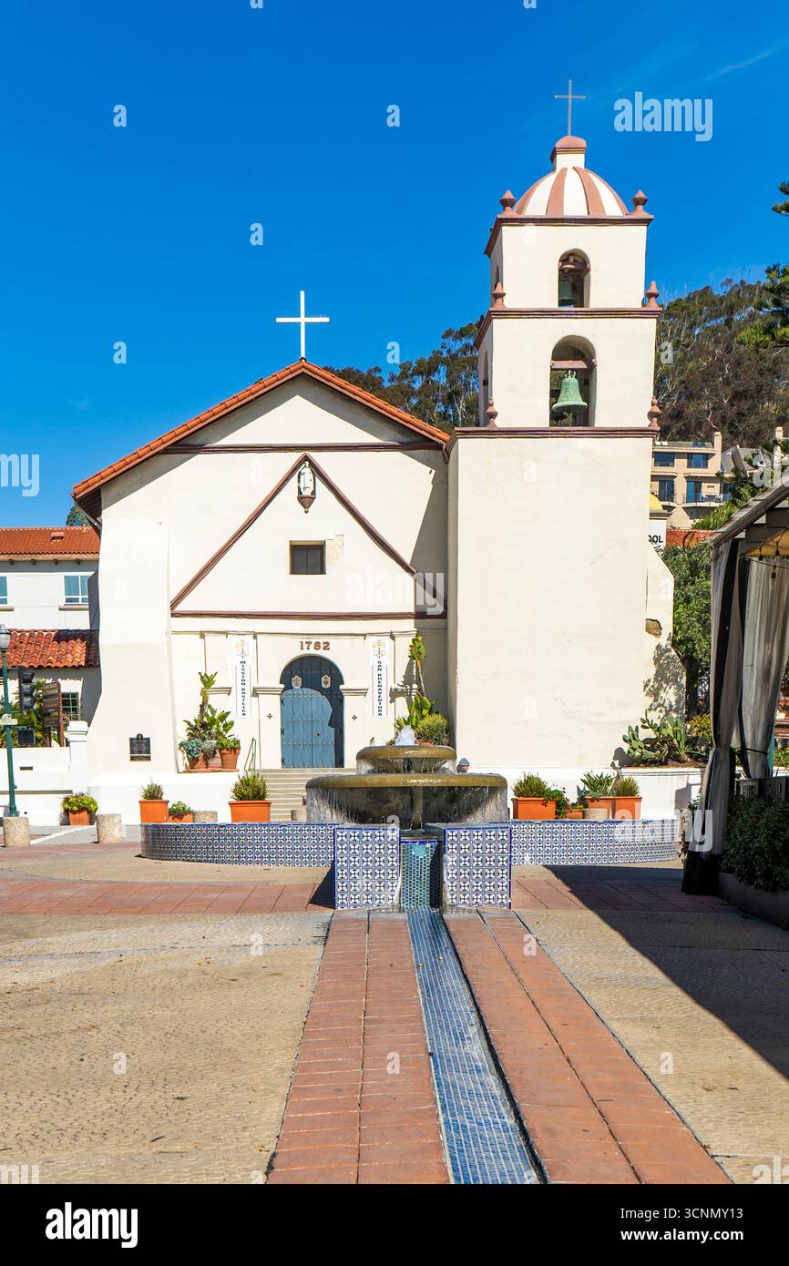 Mission historique San Buenaventura à Ventura, Californie Banque D'Images
