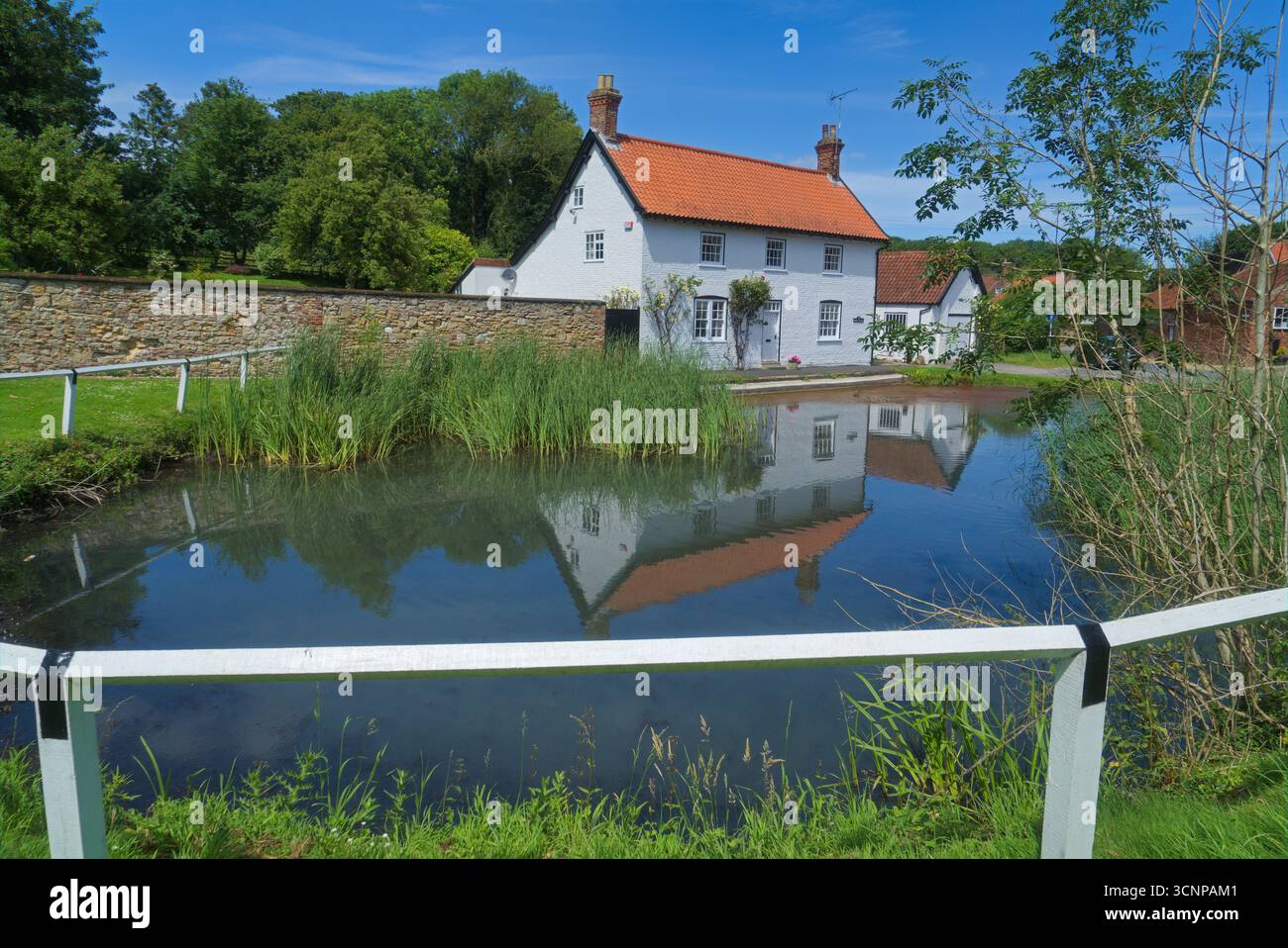 Bishop Burton, près de Beverley, East Riding of Yorkshire. Ce joli village se trouve à environ 27 miles de la ville de York et a une longue histoire. Banque D'Images