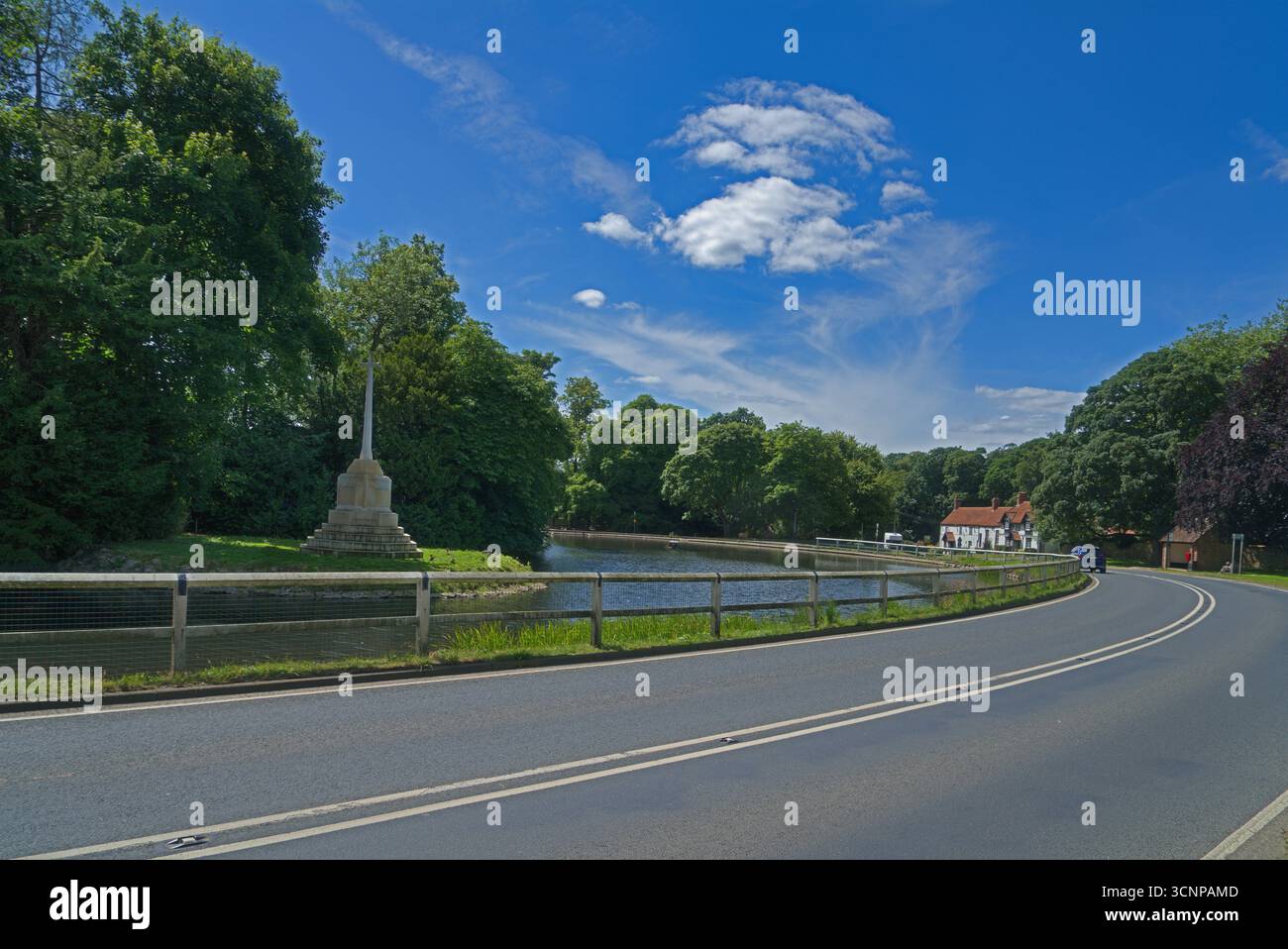 Bishop Burton, près de Beverley, East Riding of Yorkshire. Ce joli village se trouve à environ 27 miles de la ville de York et a une longue histoire. Banque D'Images