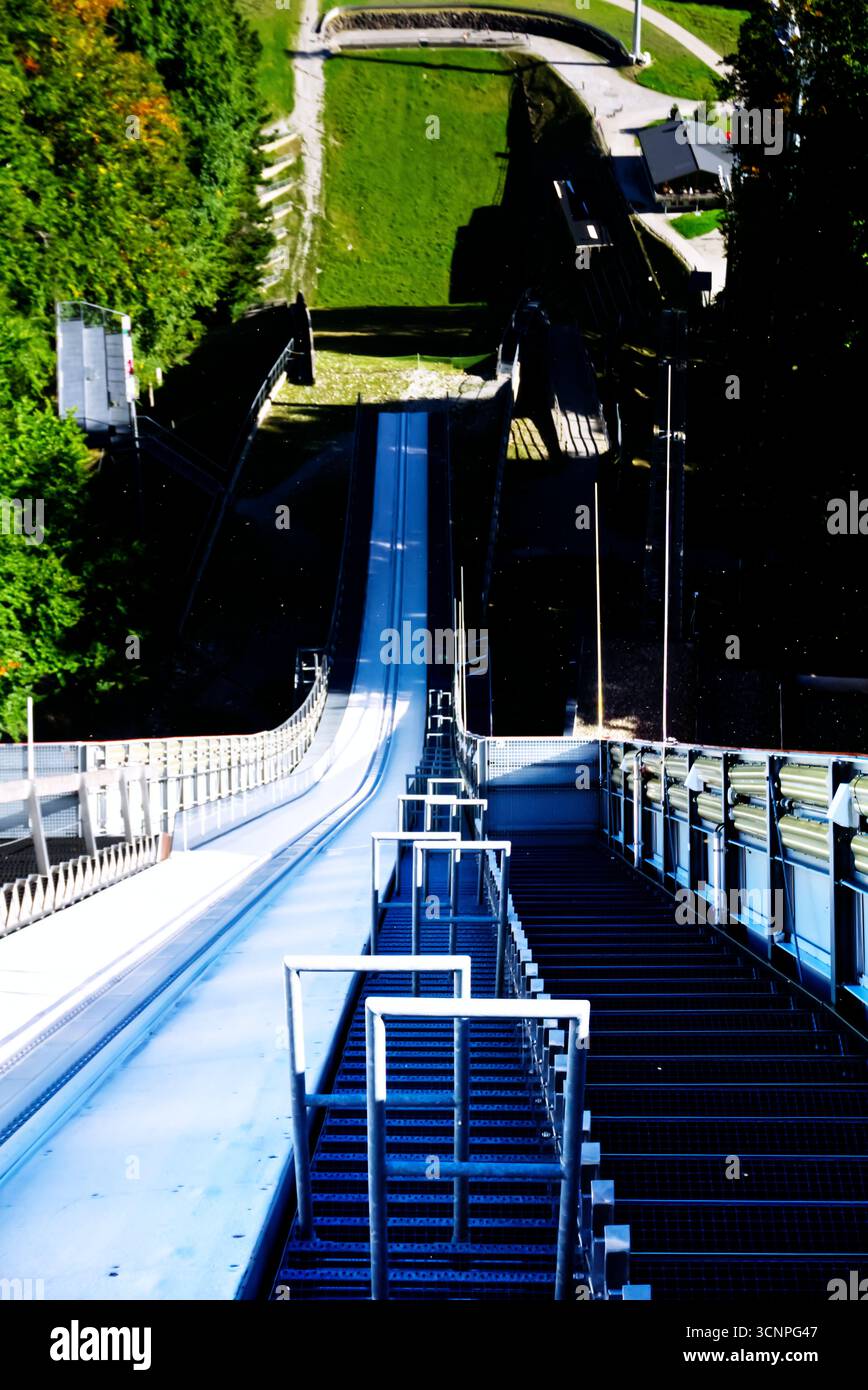 Colline de saut à ski à Oberstdorf Banque D'Images