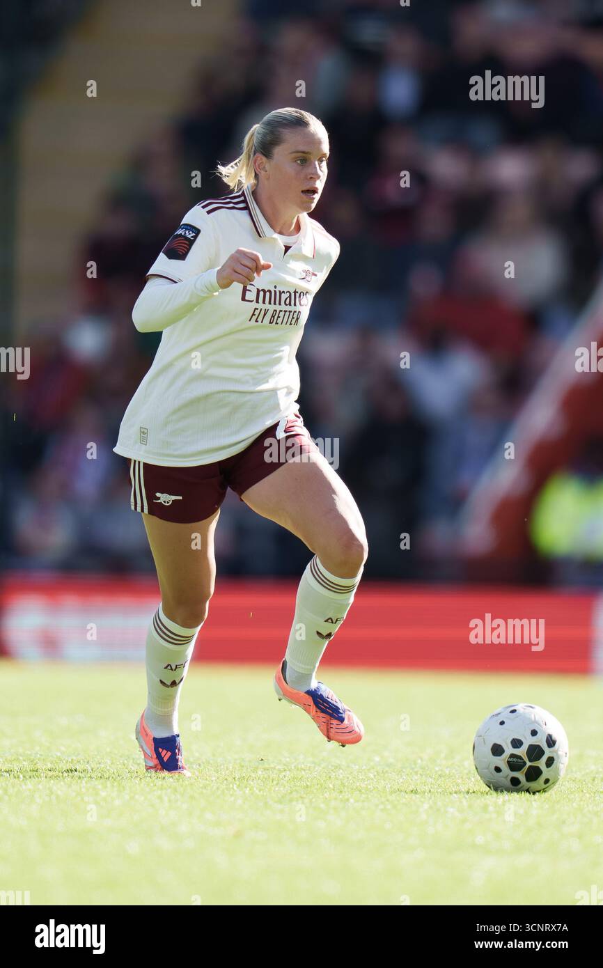 Manchester United Women v Arsenal Women’s Super League LEIGH, ANGLETERRE -21 septembre 2025 : Alessia Russo lors du match entre Manchester United et Arsenal au Leigh Sports Village le -21 septembre 2025 à Leigh, Angleterre. Banque D'Images