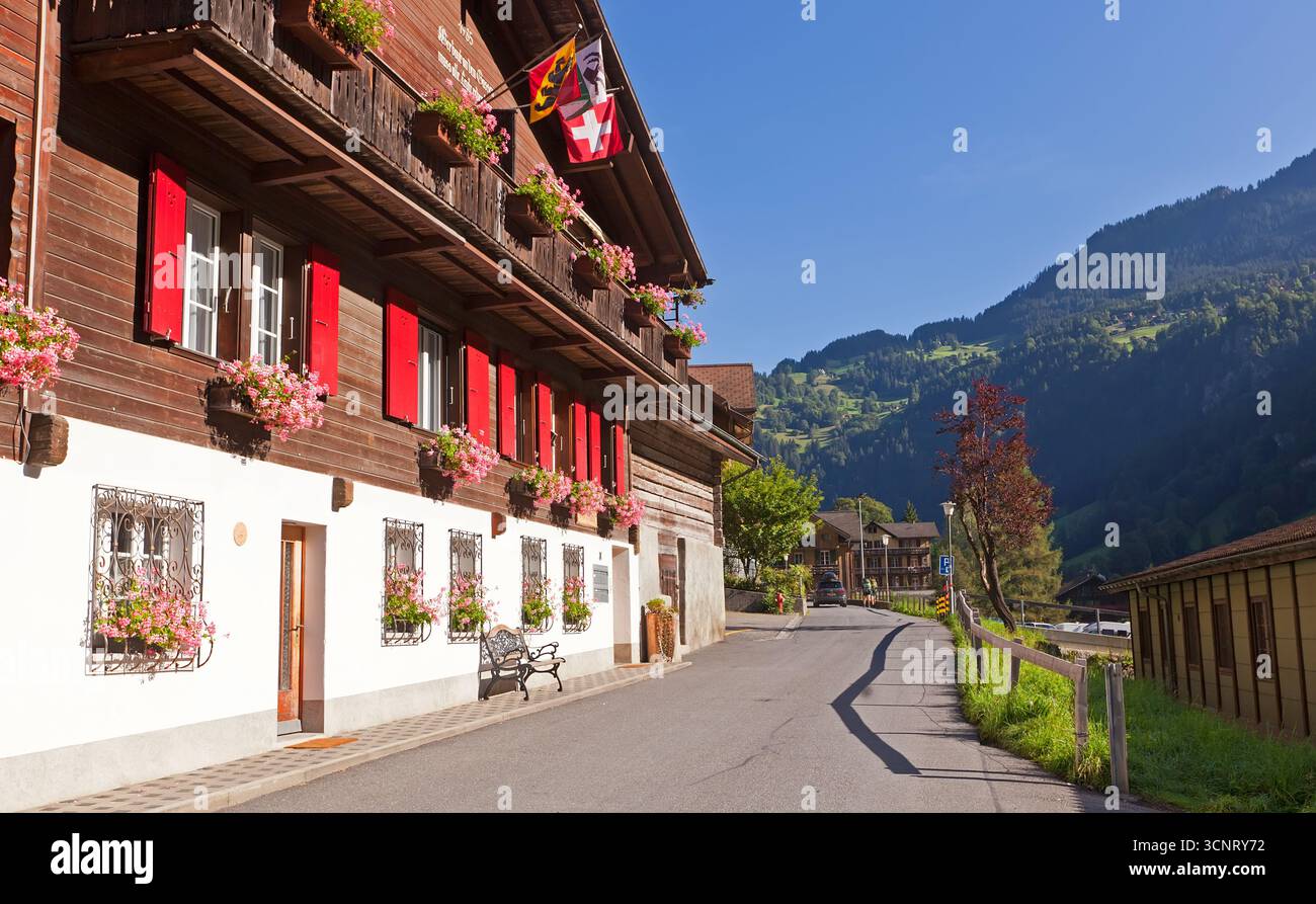 Suisse photos vacances voyage tourisme Jungfrau Region Oberland bernois Banque D'Images