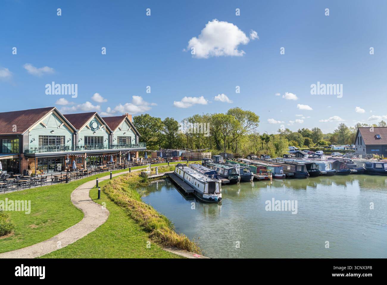 Campbell Wharf à Milton Keynes Banque D'Images