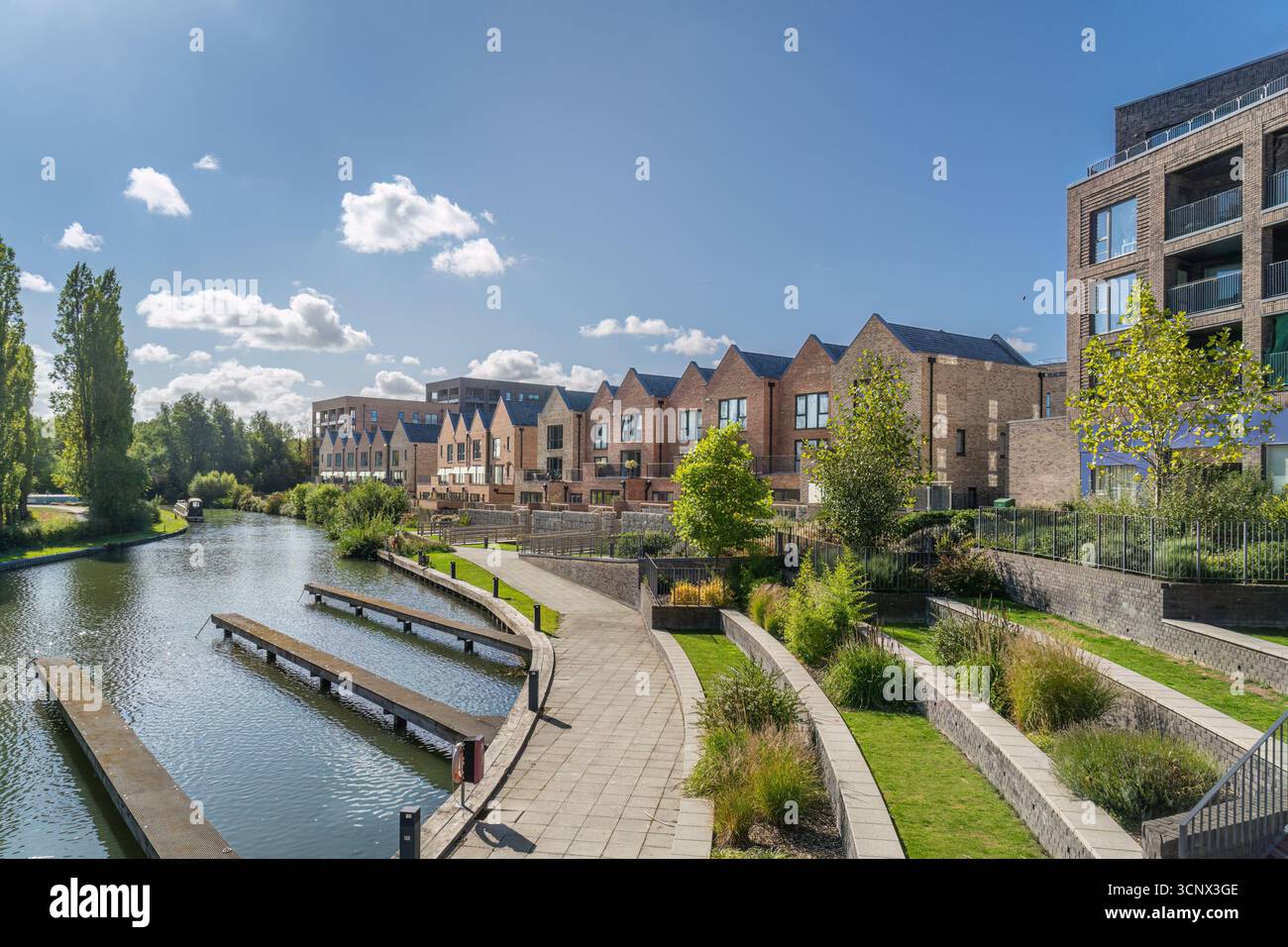 Campbell Wharf à Milton Keynes Banque D'Images