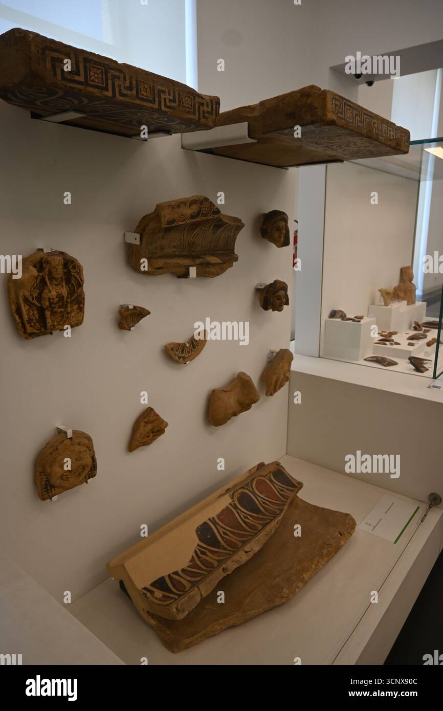 Europe sud de l'Italie Musée archéologique national de Reggio de Calabre (partie 1) Banque D'Images