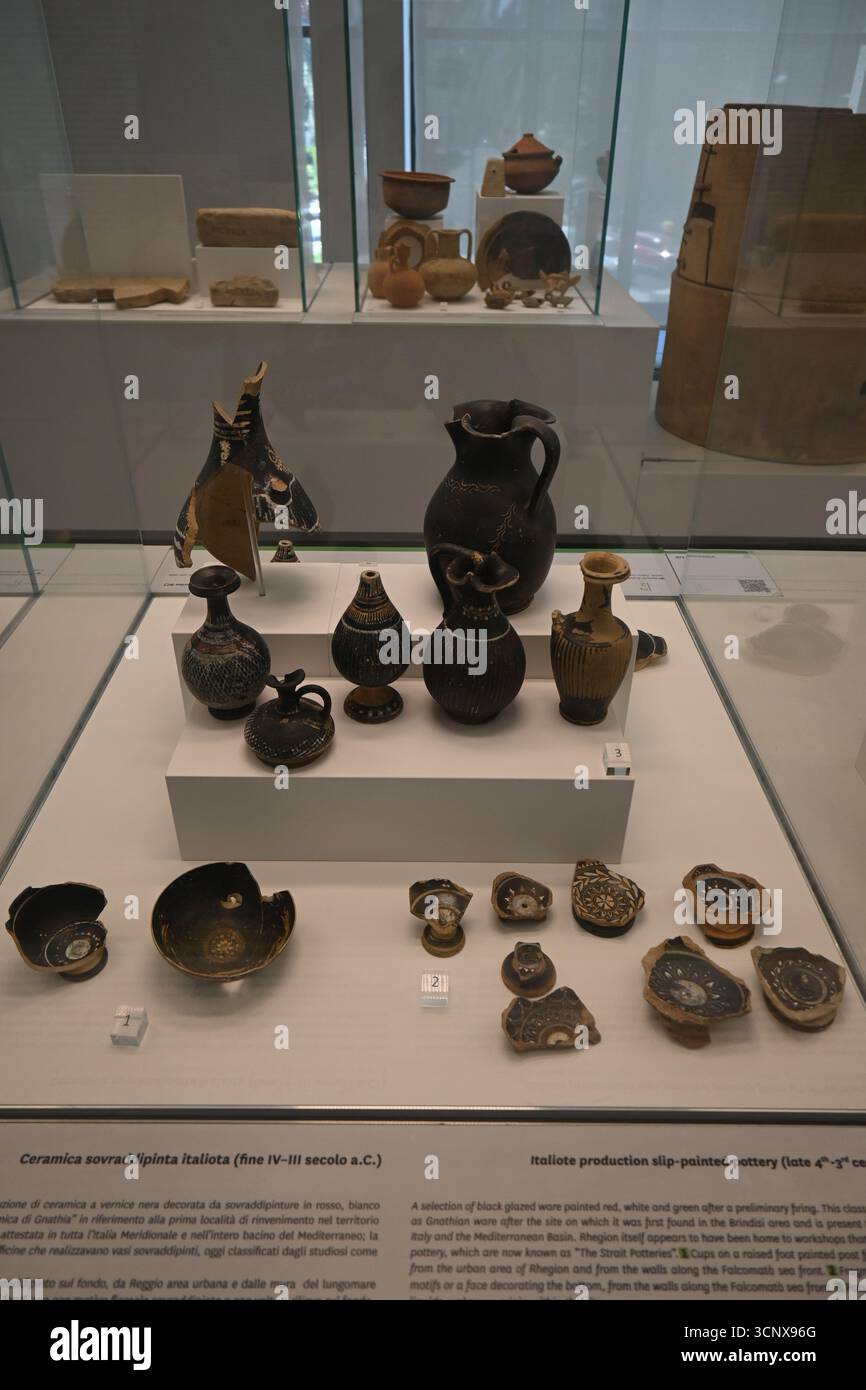 Europe sud de l'Italie Musée archéologique national de Reggio de Calabre (partie 1) Banque D'Images
