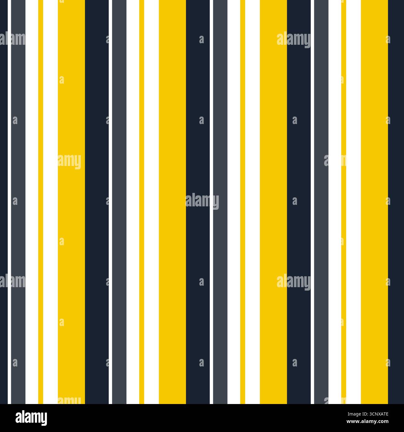 Motif sans couture rayé vectoriel abstrait avec des rayures de couleur noire et jaune Illustration de Vecteur