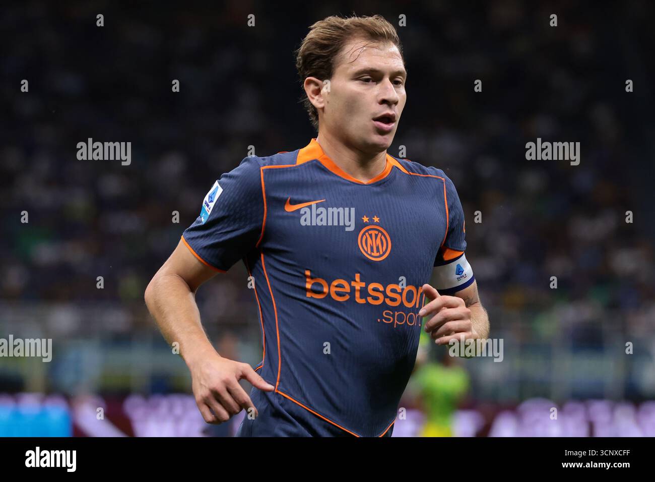 Milan, Italie. 21 septembre 2025. Nicolo Barella du FC Internazionale lors du match Internazionale vs US Sassuolo Serie A à Giuseppe Meazza, Milan. Le crédit photo devrait se lire : Jonathan Moscrop/Sportimage crédit : Sportimage Ltd/Alamy Live News Banque D'Images
