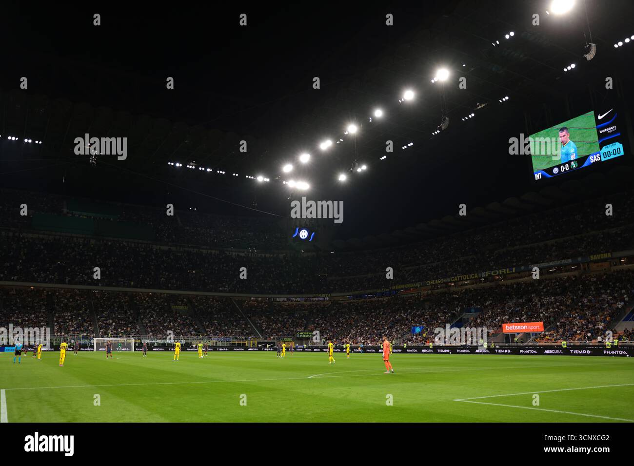 Milan, Italie. 21 septembre 2025. Vue générale lors du match Internazionale vs US Sassuolo Serie A à Giuseppe Meazza, Milan. Le crédit photo devrait se lire : Jonathan Moscrop/Sportimage crédit : Sportimage Ltd/Alamy Live News Banque D'Images