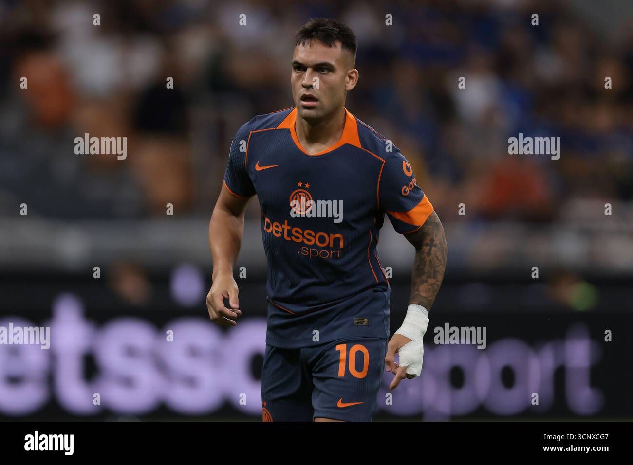 Milan, Italie. 21 septembre 2025. Lautaro Martinez du FC Internazionale lors du match Internazionale vs US Sassuolo Serie A à Giuseppe Meazza, Milan. Le crédit photo devrait se lire : Jonathan Moscrop/Sportimage crédit : Sportimage Ltd/Alamy Live News Banque D'Images
